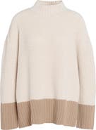 Barbour Elsa Cotton & Wool Blend Funnel Neck Sweater