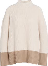 Barbour Elsa Cotton & Wool Blend Funnel Neck Sweater