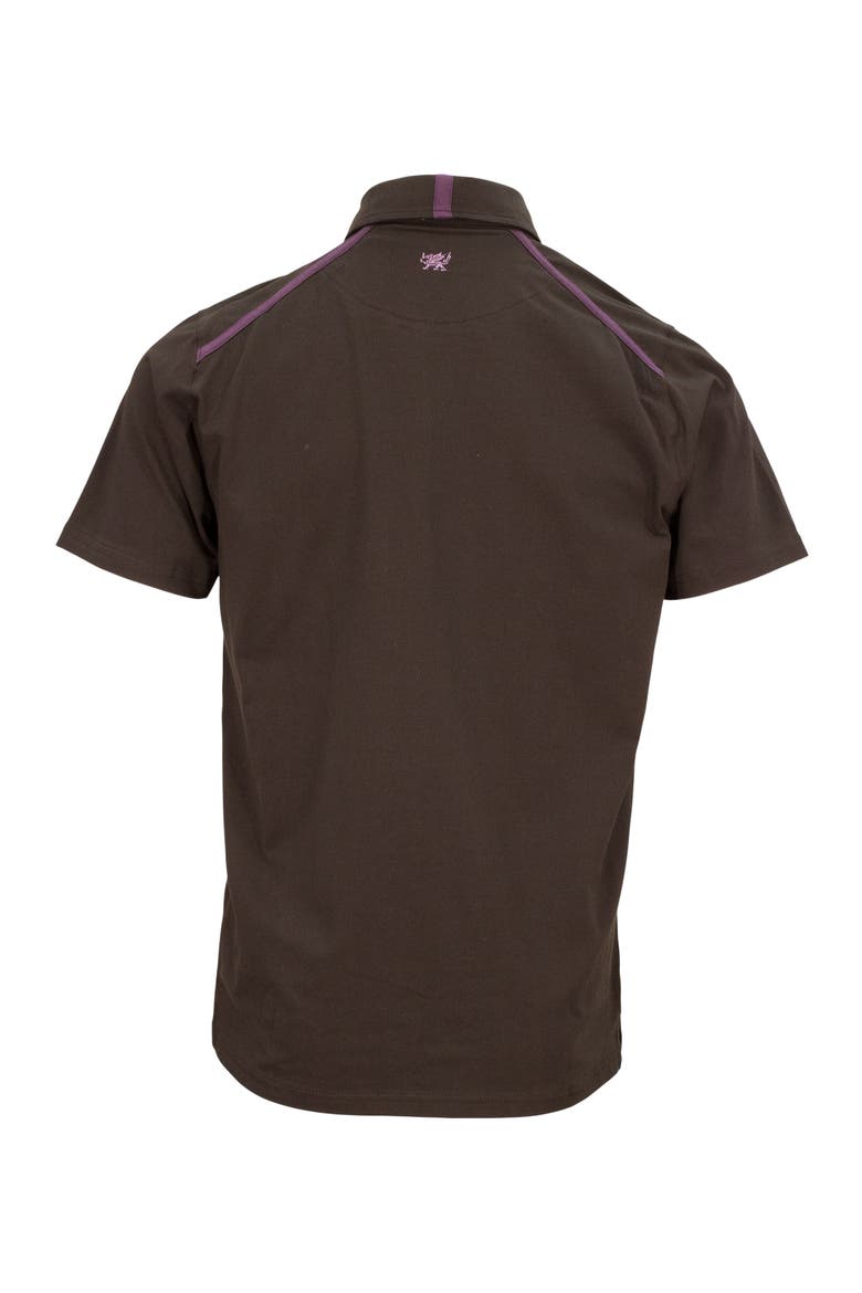 Pietro Stretch Cotton Polo Shirt, Alternate, color, Black