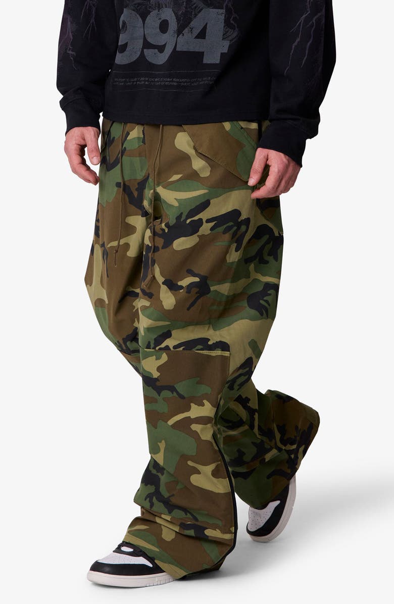 mnml Camo Baggy Pants, Alternate, color, Camo