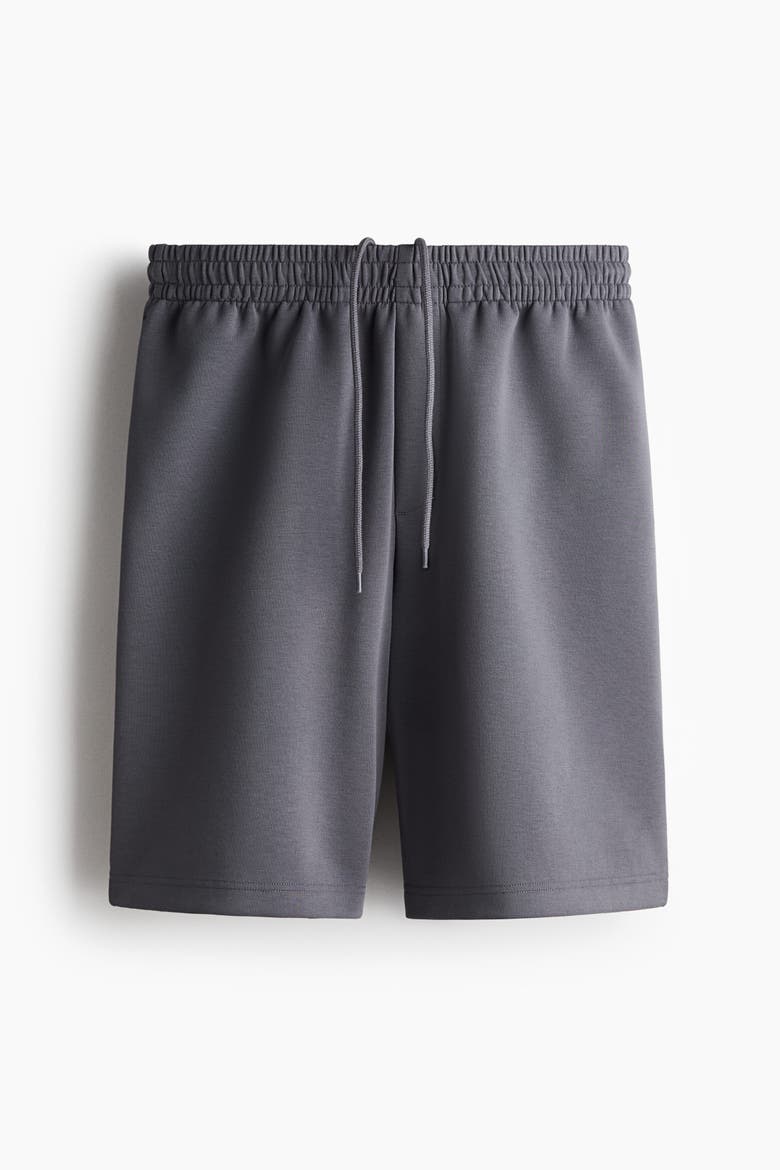Relaxed Fit Interlock Shorts, Alternate, color, Dark gray