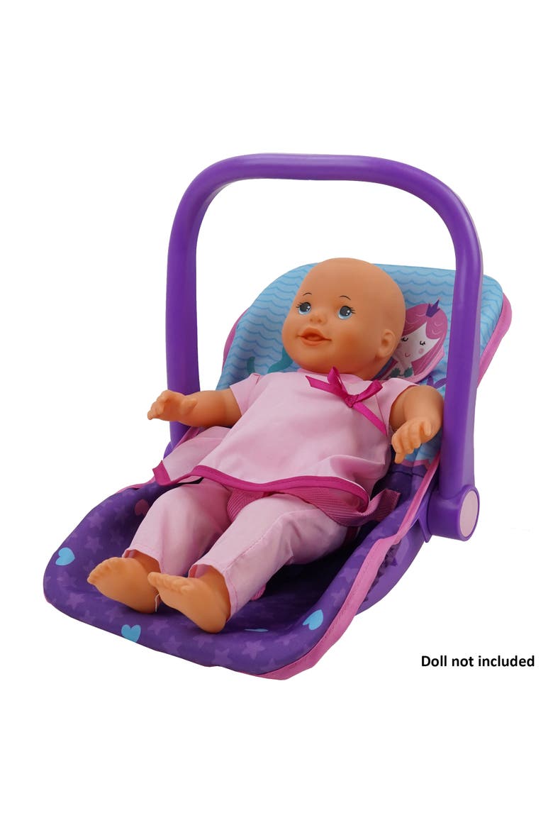 Mermaid Doll Car Seat Kids Pretend Play, Alternate, color, Multicolored