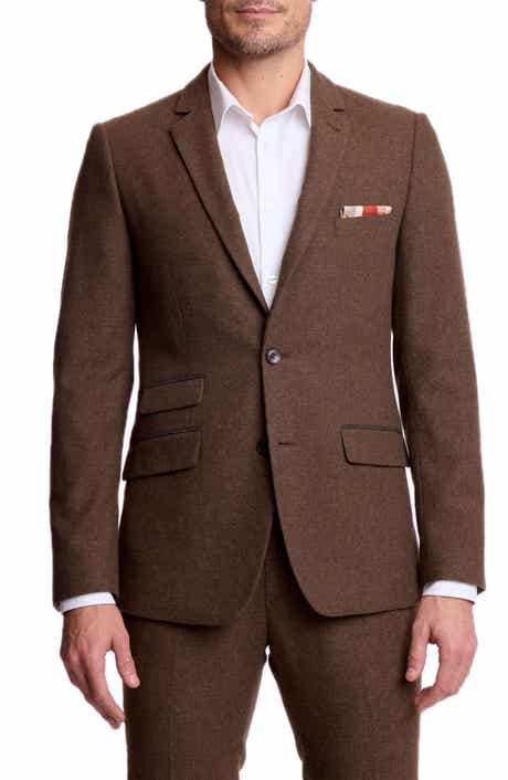 Dover Slim Notch Tweed Suit Jacket