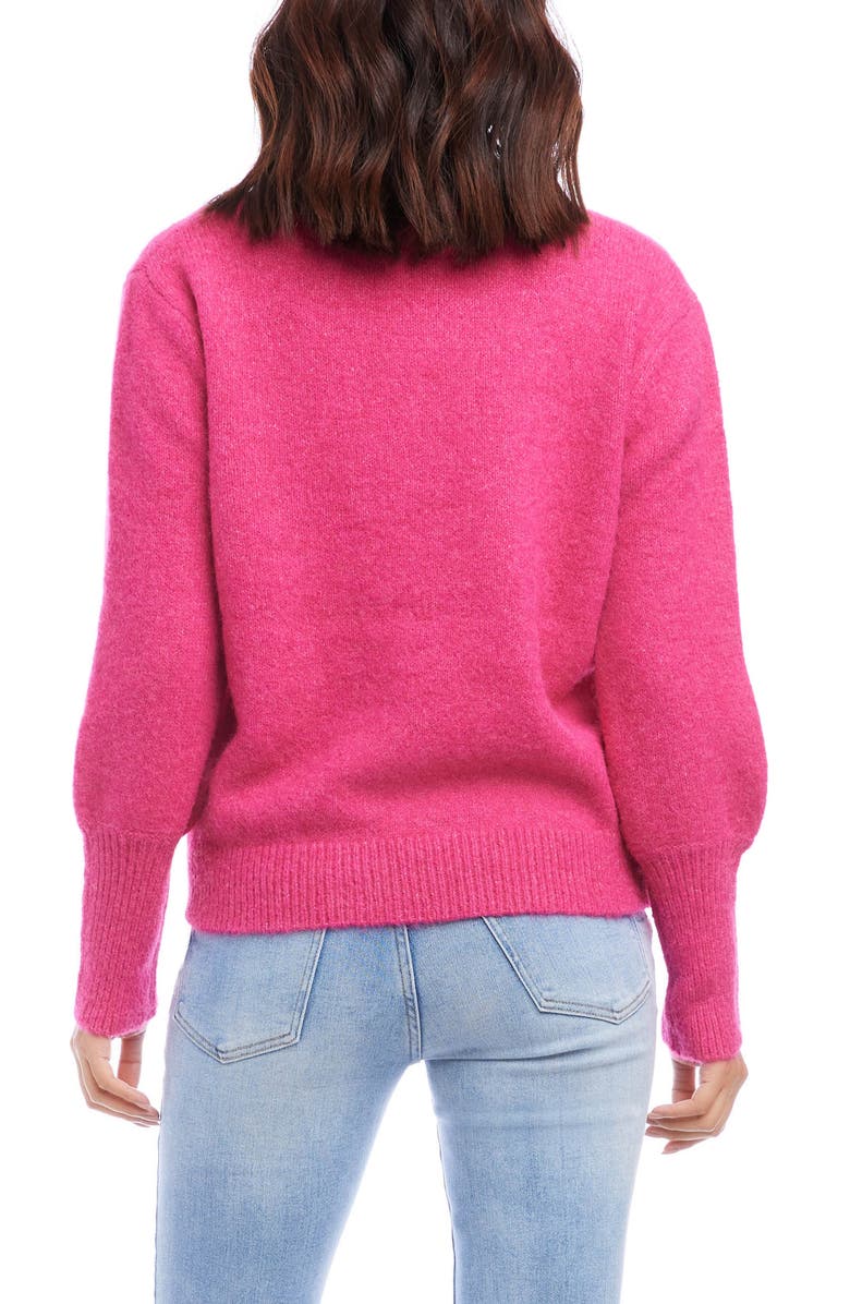 Karen Kane Blouson Sleeve Sweater, Alternate, color,