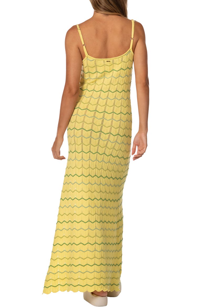 Lucca Candy Blocks Maxi Cover-Up Dress, Alternate, color, OPEN YELLOW