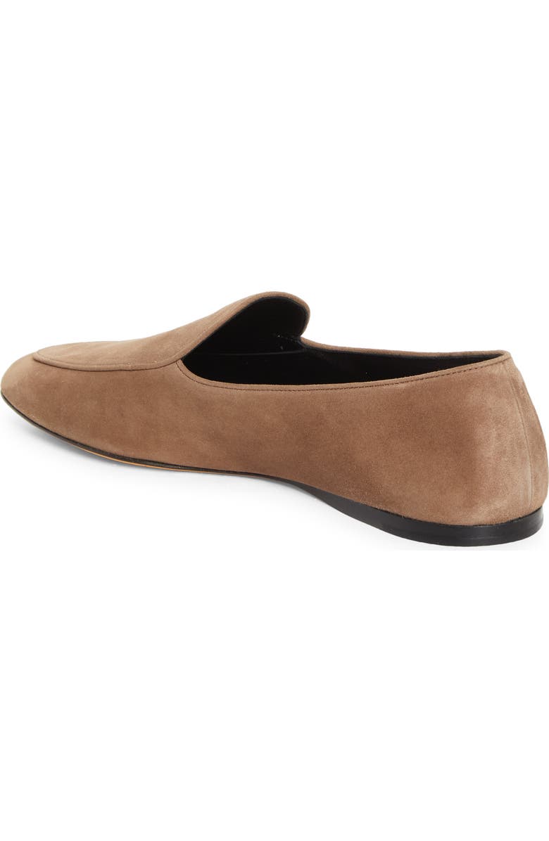 The Row Awar Loafer Flat, Alternate, color, Dark Taupe