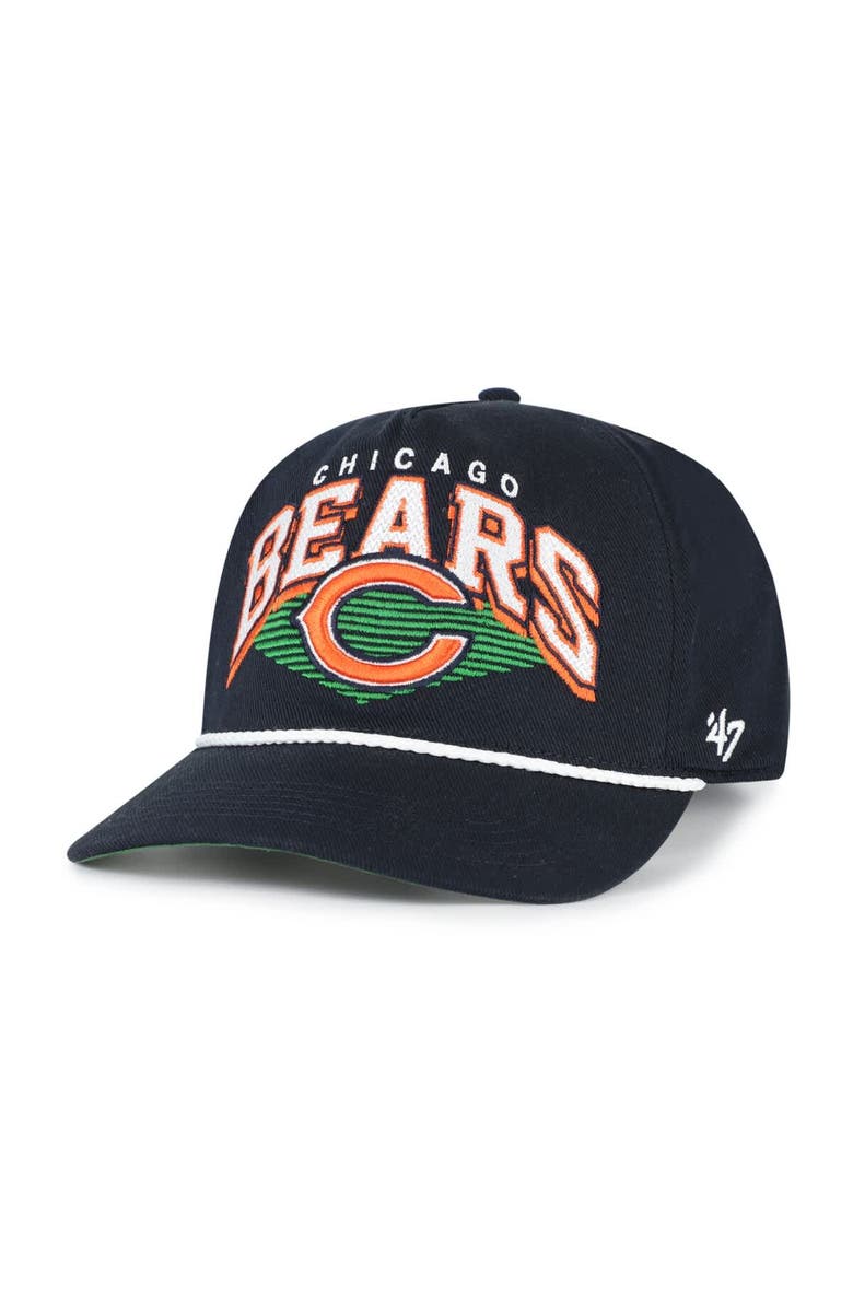 '47 Men's '47  Navy Chicago Bears Pomona Rope Hitch Adjustable Hat, Main, color, Navy