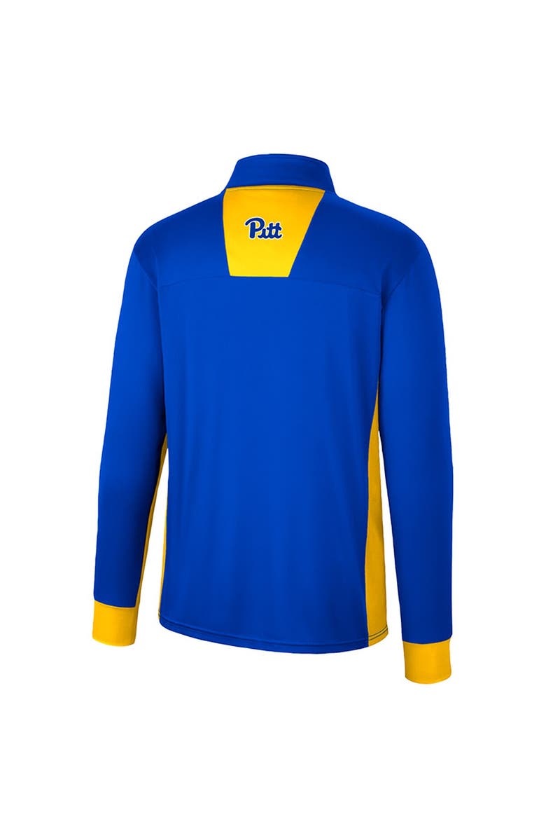 COLOSSEUM Men's Colosseum Royal Pitt Panthers Bart Quarter-Zip Windshirt, Alternate, color, 