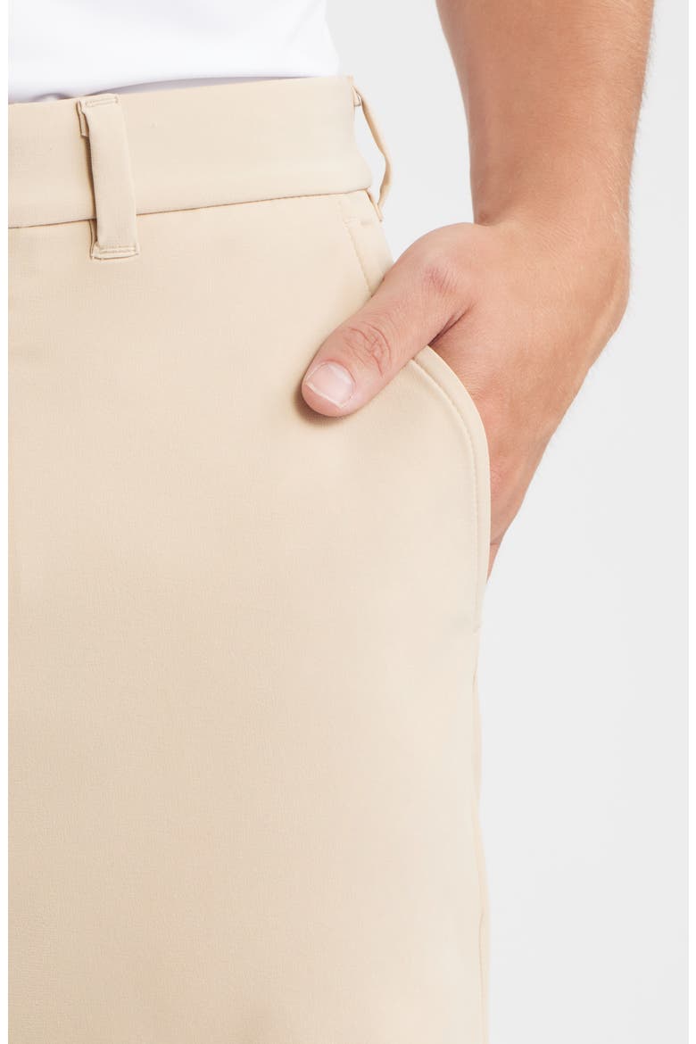 Helmsman Flat Front Golf Shorts, Alternate, color, HUMMUS