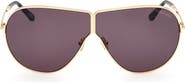 TOM FORD Keating 71mm Oversize Pilot Sunglasses