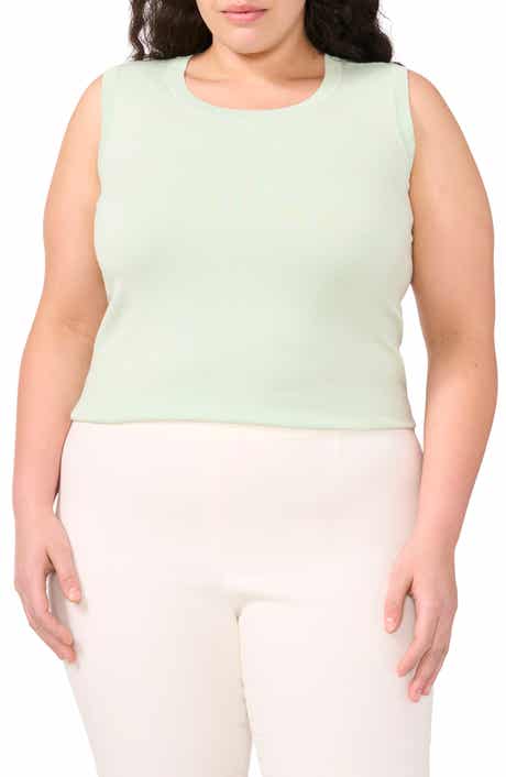 Halogen® Sleeveless Knit Shell