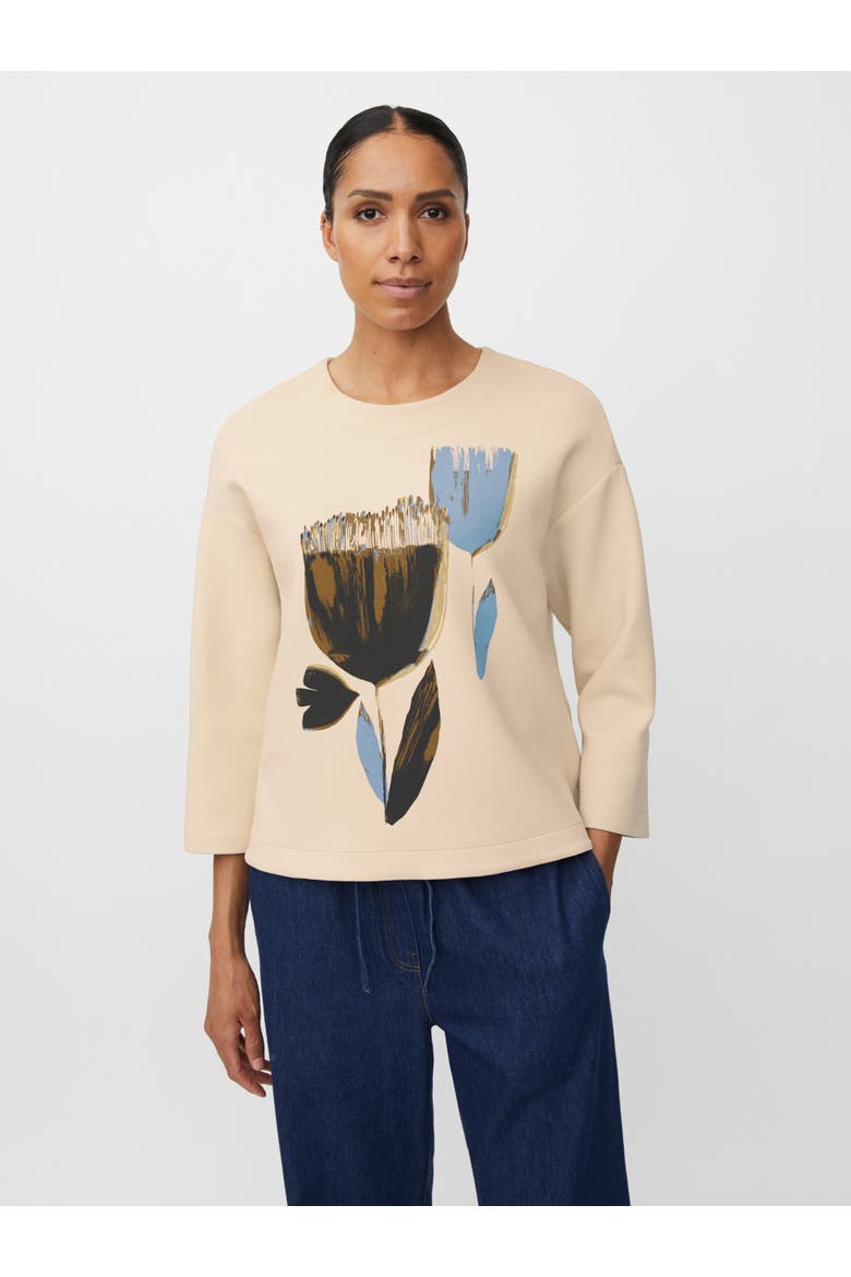 MaDesvon Printed Top, Main, color, Fog