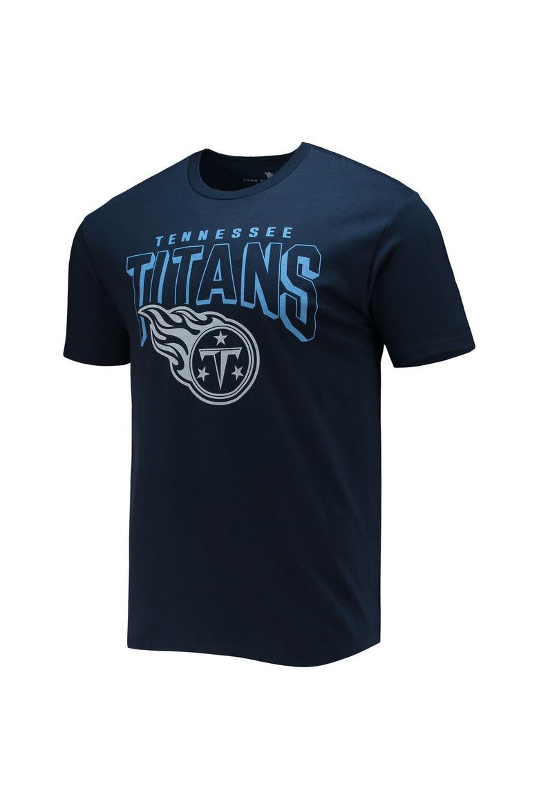 Men's Junk Food Navy Tennessee Titans Bold Logo T-Shirt, Alternate, color, Navy