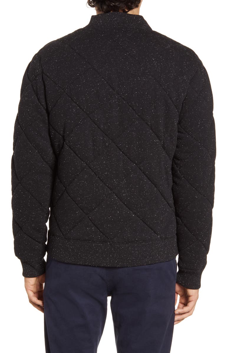 Bonobos Slim Fit Quilted Bomber Jacket, Alternate, color,