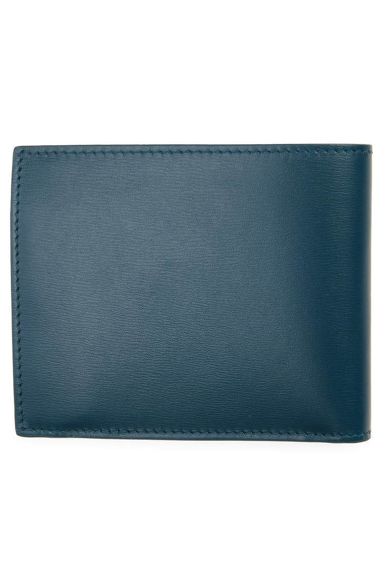 FERRAGAMO Florence Bifold Wallet, Alternate, color, Titanic Blue Nero