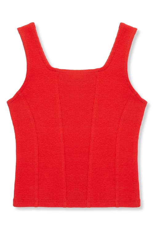 Truce Kids' Seam Front Tank in Red 