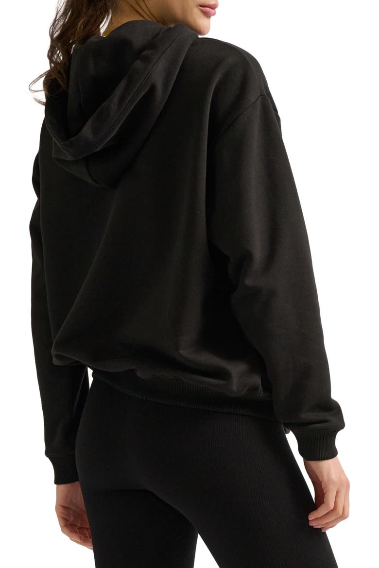 Boston Maternity & Nursing Hoodie, Alternate, color, Black