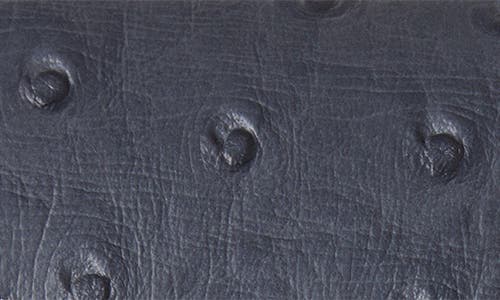 Mulberry Folded Multi-card Ostrich Embossed Leather Wallet In Blue