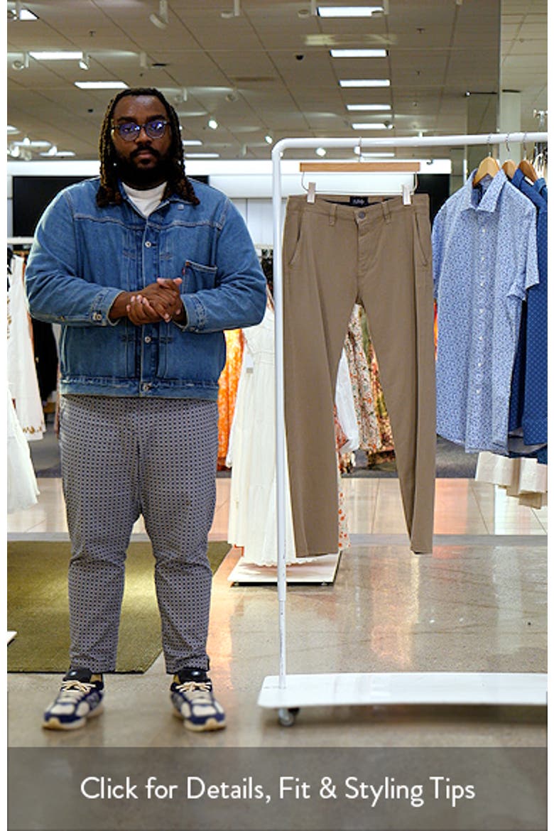 Verona Slim Fit Flat Front Chinos video