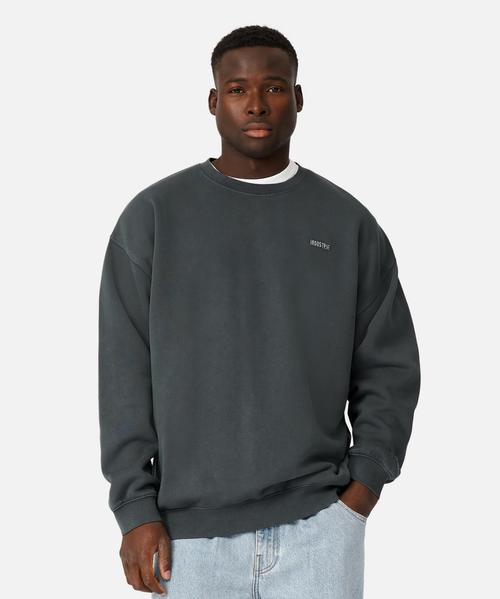 Industrie Australia The Del Sur Solid Sweatshirt In Dark Teal