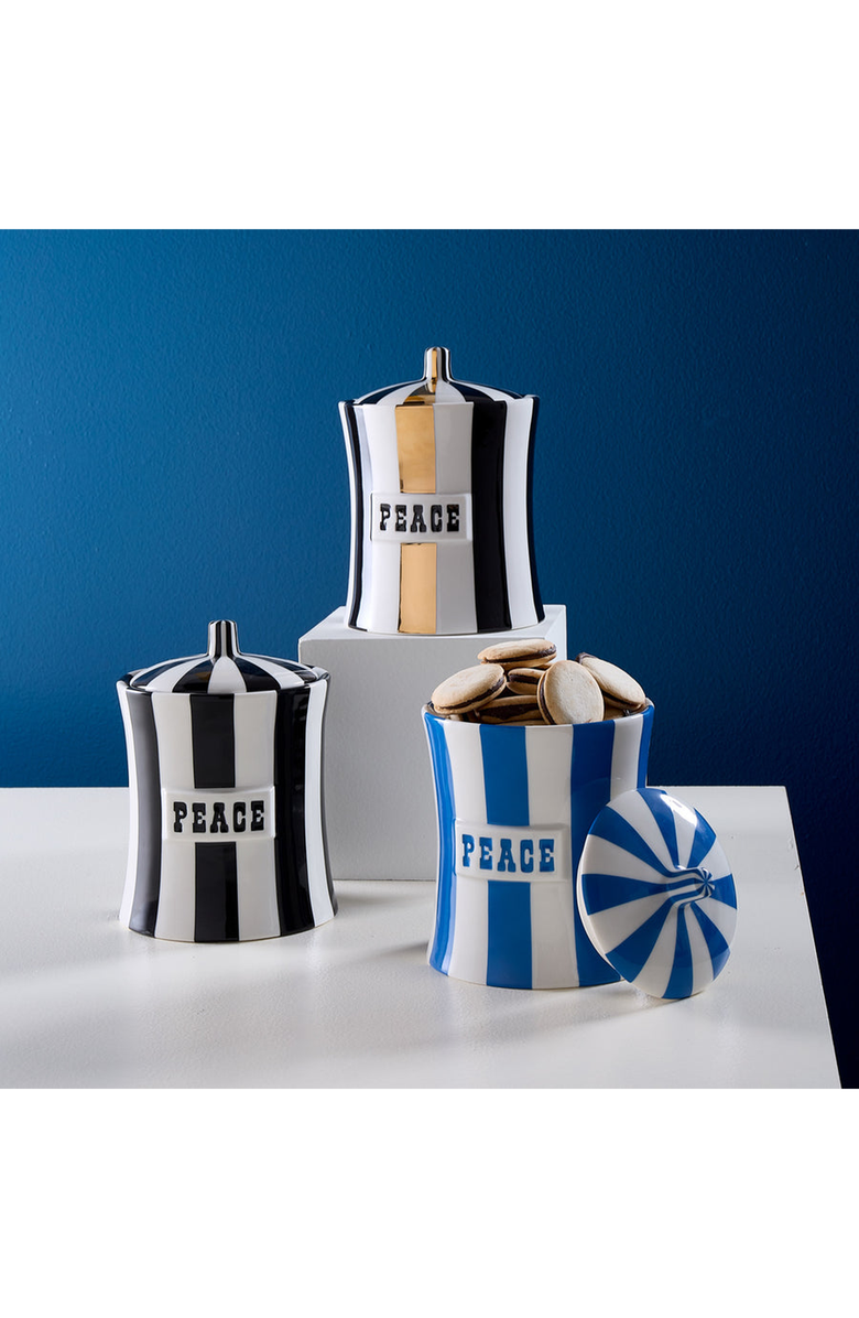 Jonathan Adler Vice Gilded Peace Canister, Alternate, color, 