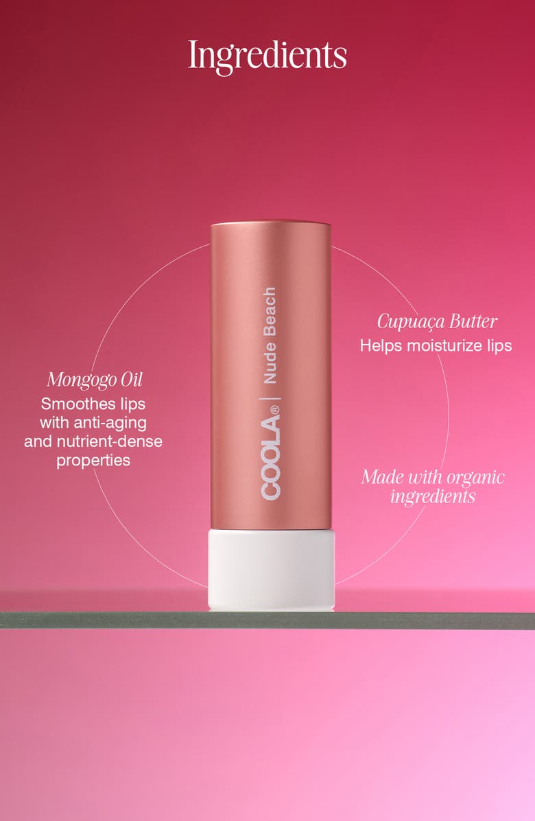 COOLA<sup>®</sup> Suncare Mineral Liplux<sup>®</sup> Organic Tinted Lip Balm SPF 30, Alternate, color, Nude Beach