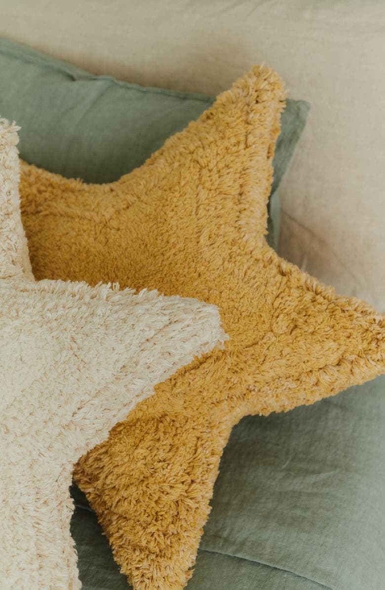 Lorena Canals Stella Cushion, Alternate, color, Honey