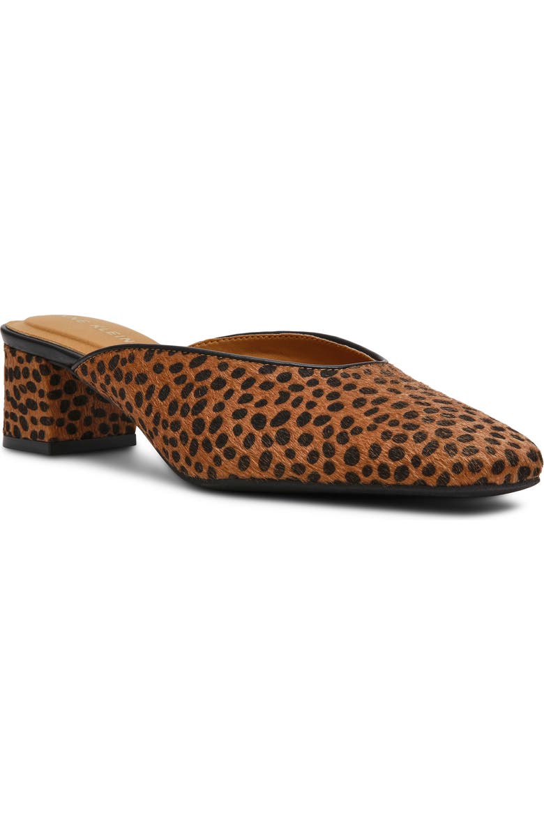 Anne Klein Maeus Mule, Main, color, Leopard Calf Hair