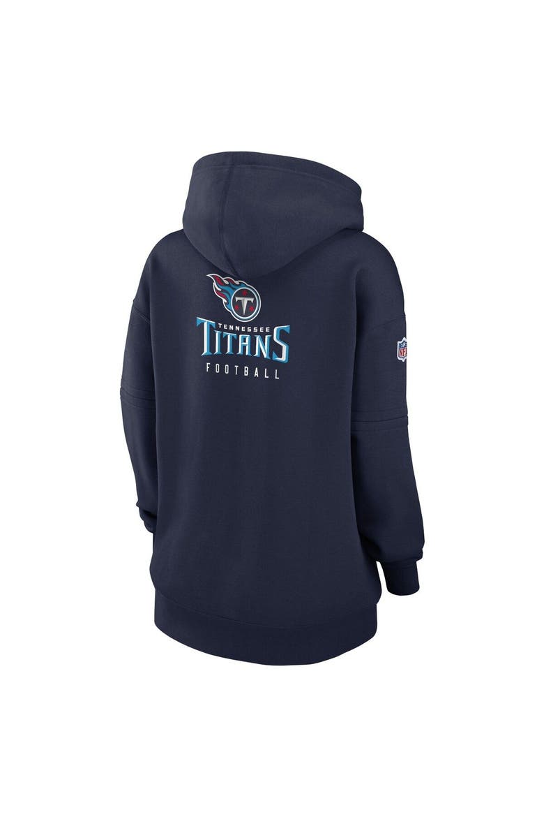 Women's Nike Navy Tennessee Titans 2023 Sideline Club Fleece Pullover Hoodie, Alternate, color, Navy