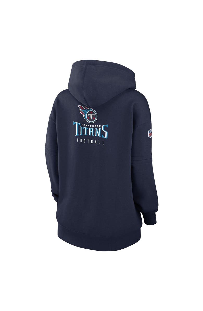 Nike Women's Nike Navy Tennessee Titans 2023 Sideline Club Fleece Pullover Hoodie, Alternate, color, Navy