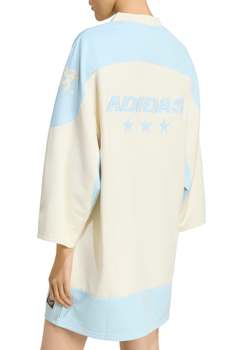 Hockey Jersey Dress, Alternate, color, ICE BLUE