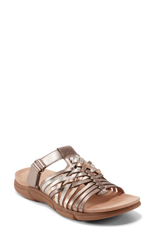 Easy Spirit Mindi Slide Sandal In Pewter