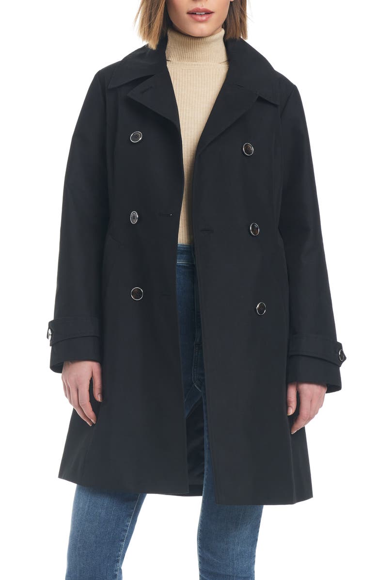 Sanctuary Double Breasted Trench Coat, Alternate, color,