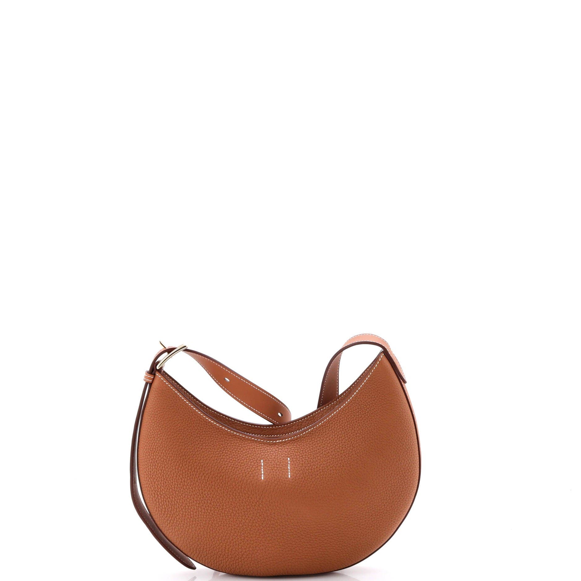 Pre-Owned Hermes Arcon Bag Togo and Swift Petite, Alternate, color, Gold