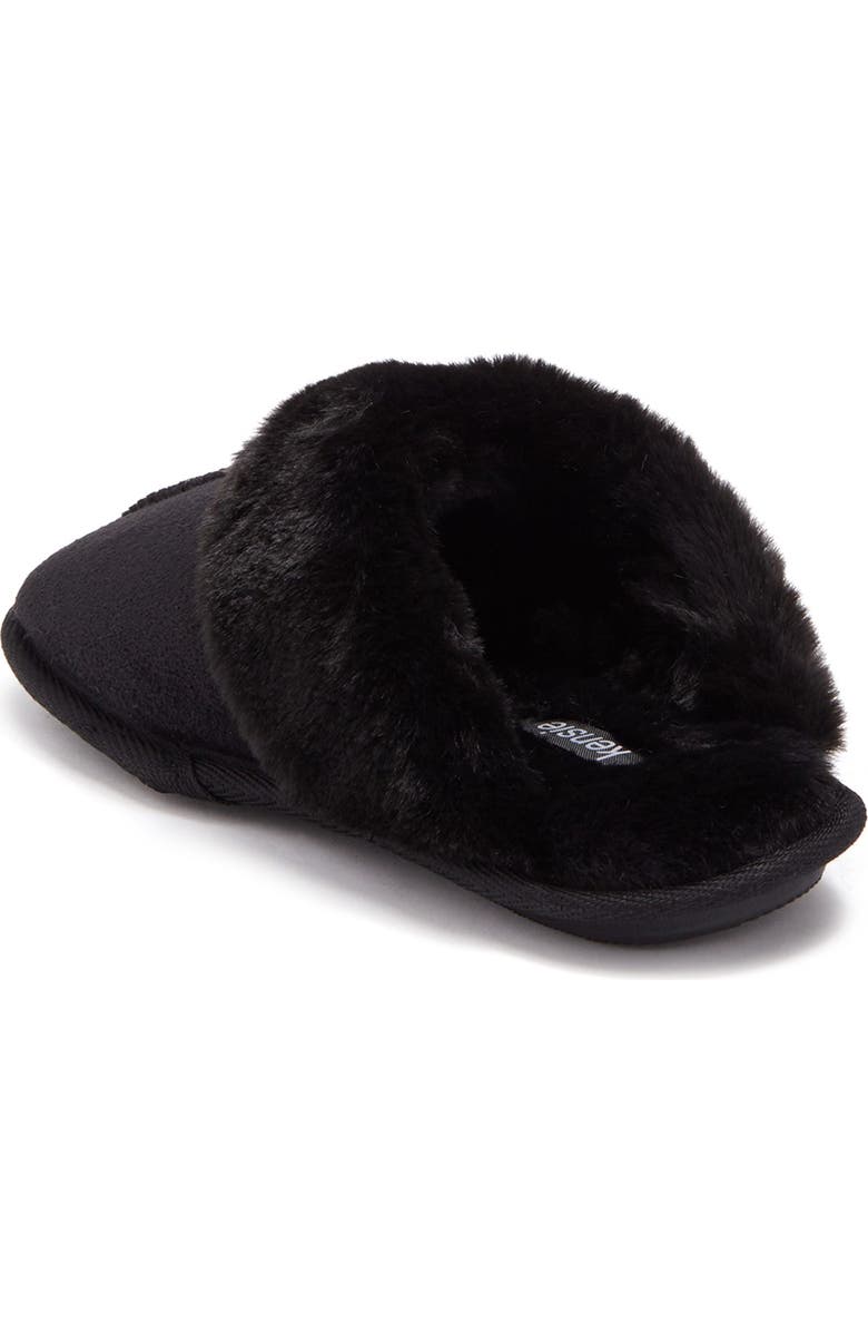 Kensie Faux Fur Lined Slipper, Alternate, color,