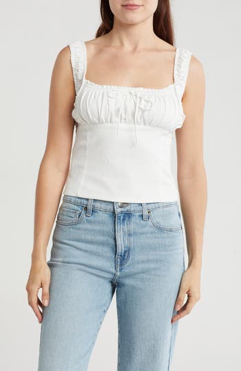 Lush Smocked Bow Tank