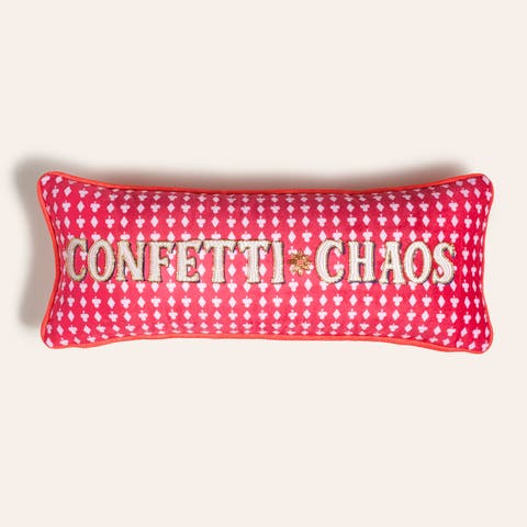 Hansi Confetti Digital Printed Embroidered Home Accent
