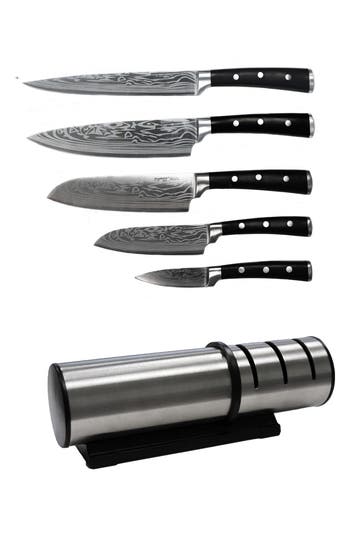 BergHOFF INTERNATIONAL Antigua 6-Piece Stainless Steel Cut Set in Black at Nordstrom Rack