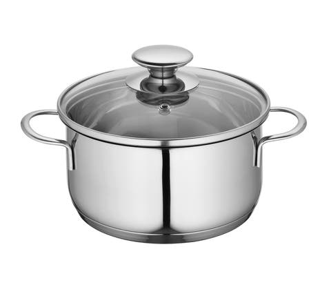 Mini Stockpot w/ Glass Lid, 1.6 qt., 6.25-Inch Diameter