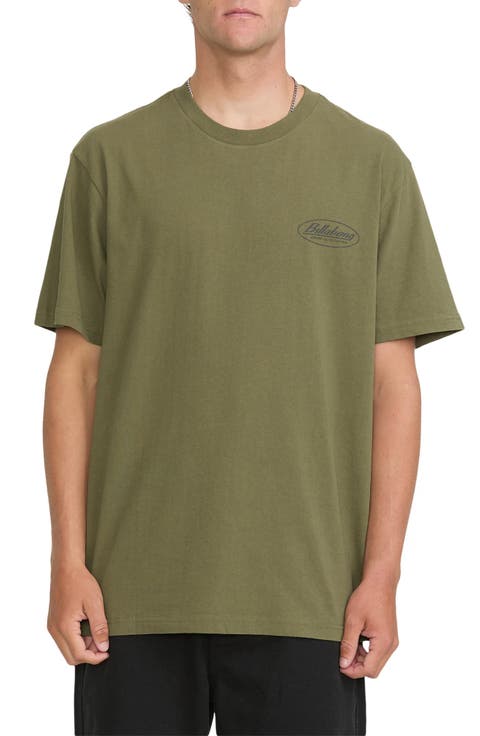 Oval Garage Oversize Cotton Graphic T-Shirt