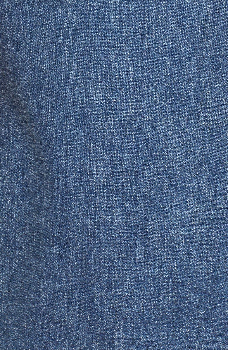 Two by Vince Camuto Button Front A-Line Denim Skirt, Alternate, color, 