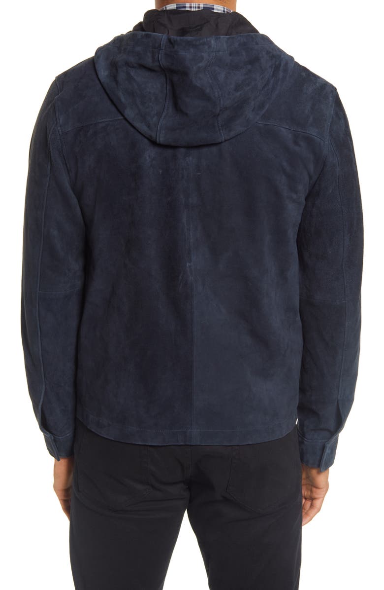 Vince Zip-Up Suede Shirt Jacket, Alternate, color, 