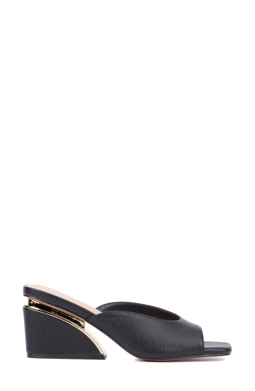 Torgeis Carissa Slide Sandal In Black