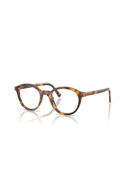 Miu Miu 50mm Round Optical Glasses In Multi