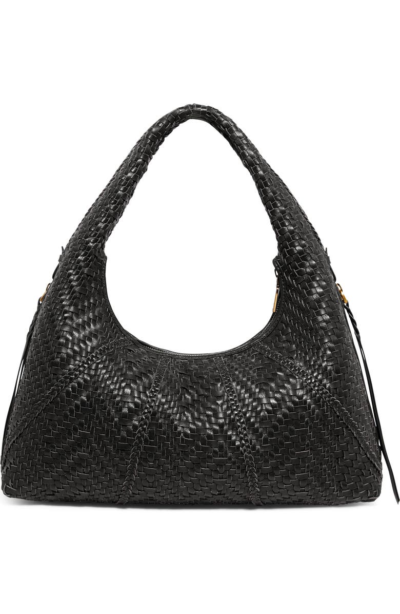 AIMEE Chelsea Woven Leather Hobo Bag, Alternate, color,