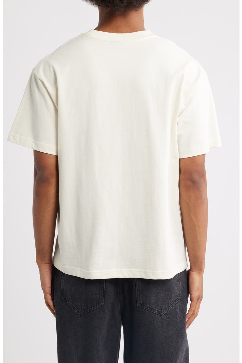 Beware SS Dog Cotton Graphic T-Shirt, Alternate, color, OFF WHITE