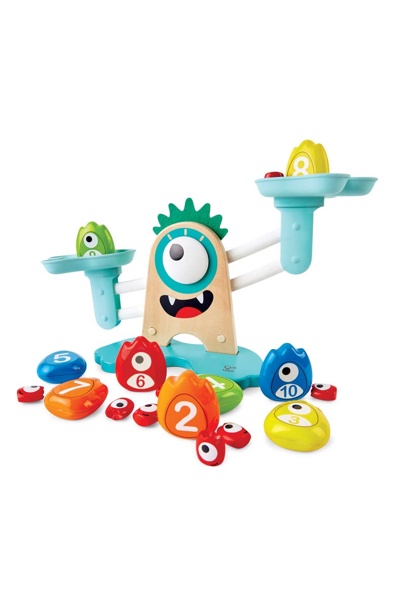 Hape Monster Math Scale Toy, Main, color,