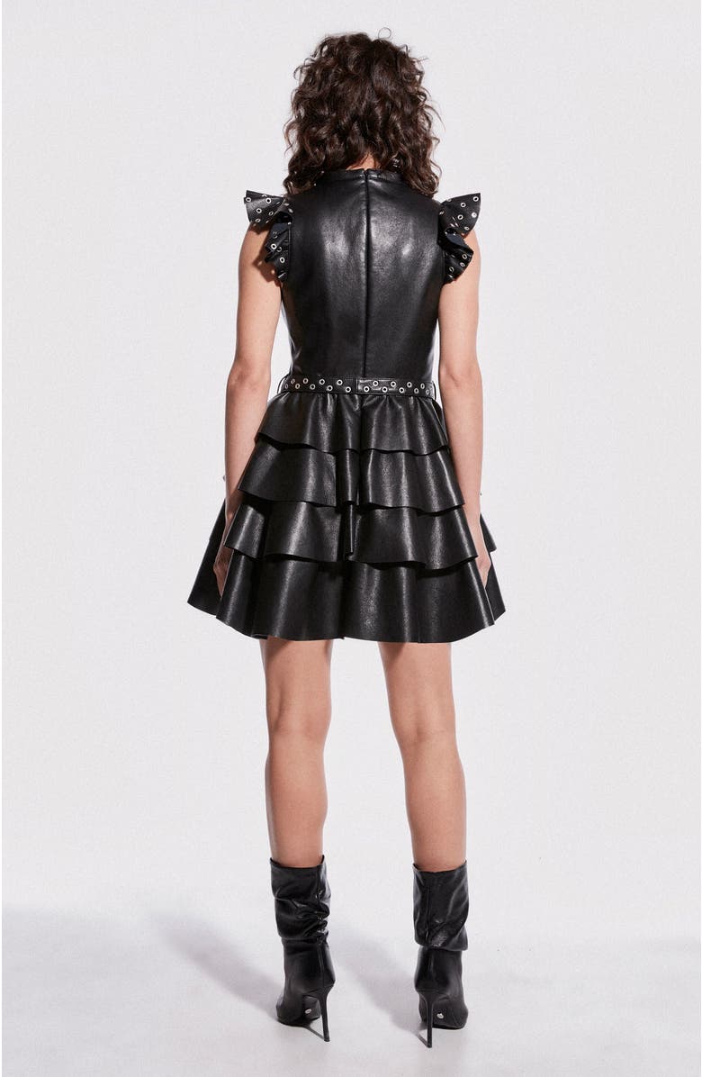 AS by DF Jude Recycled Leather Dress, Alternate, color,