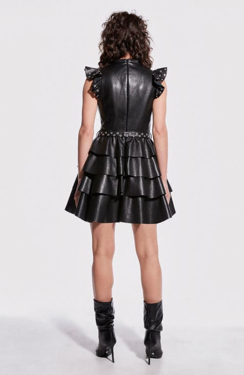 As By Df Jude Recycled Leather Dress In Black