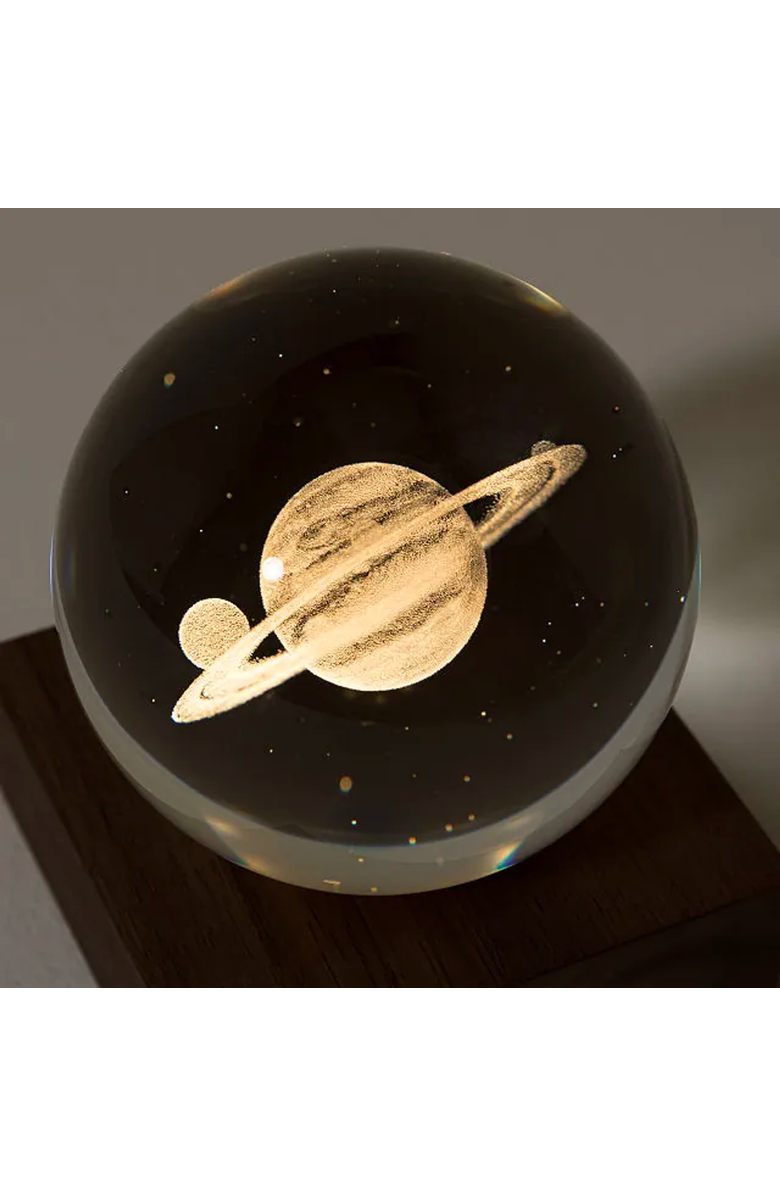 Uncommon Goods Saturn Light Globe by Gingko Design, Alternate, color, 